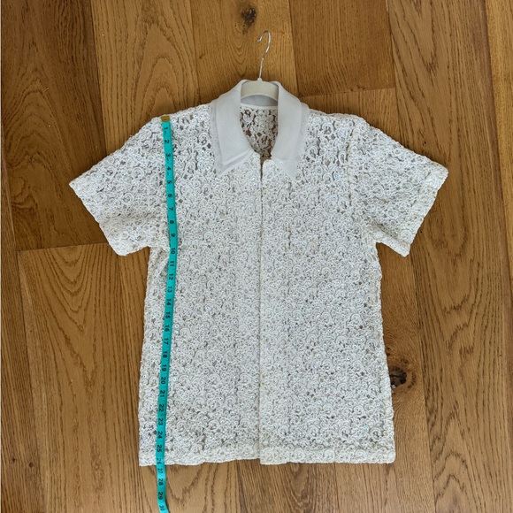 Vintage lace and beaded top - Picture 8 of 13